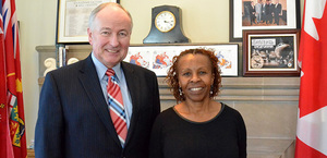 Minister Nicholson Meets with Tanzanian Champion Against Child, Early and Forced Marriage Valerie Msoka and Announces Further Support to End Practice