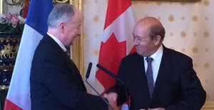  Ministers Nicholson and Le Drian sign Technical Arrangement to establish a Franco-Canadian Defence Cooperation Council